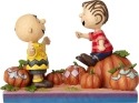 Jim Shore Peanuts 6000980 Charlie Brown and Linus