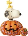 Jim Shore Peanuts 6000981 Pumpkin Snoopy Woodsto