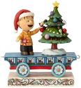 Jim Shore 6000990 Peanuts Train 4 Linus Figurine