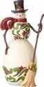 Jim Shore 6001055 Red Green Snowman w