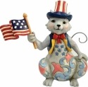 Jim Shore 6001086 Pint Size Patriotic