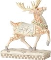 Jim Shore 6001412 Woodland Reindeer Prancing Figurine