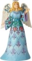 Jim Shore 6001422 Wonderland Blue Angel Figurine