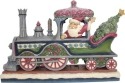 Jim Shore 6001427 Victorian Santa in Train Figurine