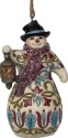 Jim Shore 6001433 Victorian Snowman Ornament