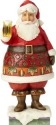 Jim Shore 6001470 Craft Beer Santa Figurine