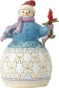 Jim Shore 6001478 Snowman Cardinal Figurine