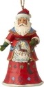 Jim Shore 6001505 Lapland Santa Bells Ornament