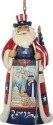 Jim Shore 6001508i American Santa Ornament