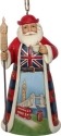 Jim Shore 6001509i British Santa Ornament