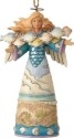 Jim Shore 6001529 Coastal Angel and Fish Ornament