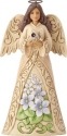 Jim Shore 6001563 Monthly Angel February Figurine