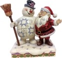 Jim Shore Frosty 6001584 Frosty and Santa