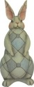 Jim Shore 6001601 Grey Bunny Garden Statue