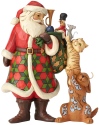 Jim Shore 6002729 Santa and Stacked Animals Figurine