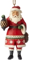 Jim Shore 6002737 Santa Holding Lantern Ornament