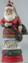 Jim Shore 6002738 Santa Satchel Ornament