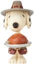 Peanuts by Jim Shore 6002779 Snoopy Pilgrim Mini Figurine