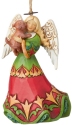 Jim Shore 6003360 Angel Holding Dog Ornament