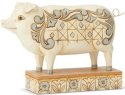 Jim Shore 6003634 White Farmhouse Pig