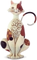 Jim Shore 6003982 Spotted Calico Cat Mini Figurine