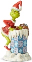 Jim Shore Dr Seuss 6004066 Grinch in Chimney Figurine
