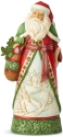 Jim Shore 6004134 Santa Winter Scene Figurine