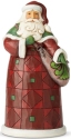 Jim Shore 6004139 Santa Satchel Figurine