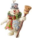 Jim Shore Frosty 6004160 Frosty With Wreath Ornament