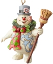 Jim Shore Frosty 6004160 Frosty with Wreath Ornament