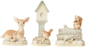 Jim Shore 6004169 Woodland 3 Animal Figurines