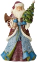 Jim Shore 6004179 Victorian Santa Holding Horn Figurine