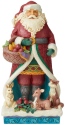 Jim Shore 6004189 Wonderland Santa Animals Figurine