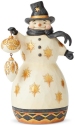 Jim Shore 6004199 Black and Gold Snowman Figurine