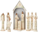 Jim Shore 6004200 Woodland Nativity Masterpiece Set of 10 Figurines