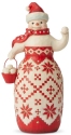 Jim Shore 6004228 Nordic Noel Snowman Figurine