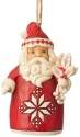 Jim Shore 6004231 Nordic Noel Santa Ornament