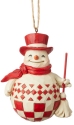 Jim Shore 6004232 Nordic Noel Snowman Ornament