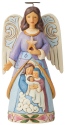 Jim Shore 6004245 Angel Wtih Holy Family Figurine