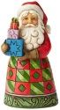 Jim Shore 6004290 Santa Presents Pint Size Figurine