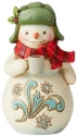 Jim Shore 6004294 Snowman Hot Cocoa Mini Figurine