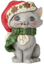 Jim Shore 6004295 Christmas Kitten Cat Mini Figurine