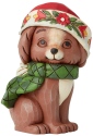 Jim Shore 6004296 Christmas Puppy Mini Figurine