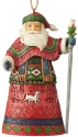 Jim Shore 6004301 Lapland Santa Staff Ornament