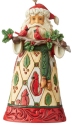 Jim Shore 6004303i Santa Cardinals Ornament