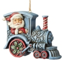 Jim Shore 6004311 Santa In Train Engine Ornament