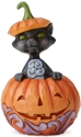 Jim Shore 6004330 Cat and Pumpkin Figurine