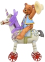 Jim Shore Button and Squeaky 6005129 Button and Squeaky On Unicorn Figurine