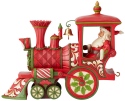 Jim Shore 6005691 Christmas Train Engine Figurine