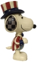 Jim Shore Peanuts 6005951 Mini Snoopy Patriotic Figurine